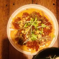 Pizza al pastor (don’t recommend) at Laylo in Tulum