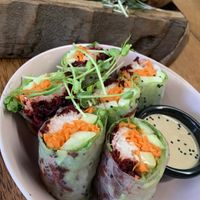 Vietnamese rolls  at Laylo in Tulum