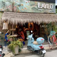 Exterior (some tables just inside, but there is also outdoor dining to the left)  at Laylo in Tulum