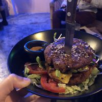 Sushi burger at Laylo in Tulum