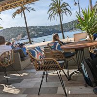 Vue de la plage dans une ambiance chill at Bar Ocea in Mallorca