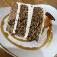 Three layer carrot cake  at Kaylee's in Johannesburg