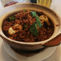 1. Claypot Mushroom Rice RM11.70
I really realy really enjoyed this! They also have broccoli and cauliflower inside the rice, so it’s got a good balance of mushrooms, veggies and at Camp Forest in Kepong