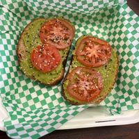 Avocado toast   at Java Juice Cafe in Flagstaff
