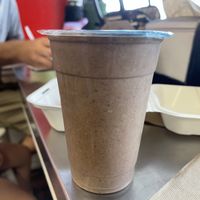 Small mint Oreo shake   at Java Juice Cafe in Flagstaff