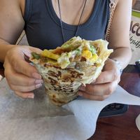 Vegan burrito at Cruz Tacos in Murrieta