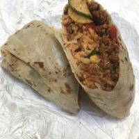 Vegan burrito at Cruz Tacos in Murrieta