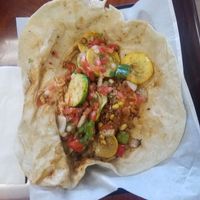 Vegan burrito at Cruz Tacos in Murrieta