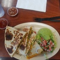 Vegan quesadilla at Cruz Tacos in Murrieta