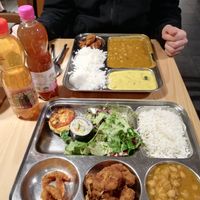 Self-service plates at Dhaba Beas in Prague