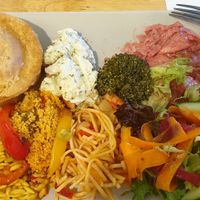 Moroccan chickpea pie at Kind in Looe