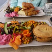 Burger / pie! at Kind in Looe