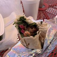 falafel burrito 😋🌈🤩 at X'tiosu Kitchen in Los Angeles