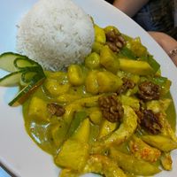 Vegane Scampis at Vegefarm in Bremen