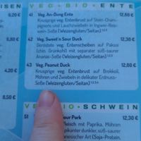 Karte at Vegefarm in Bremen