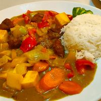 Mango curry 😋 at Vegefarm in Bremen