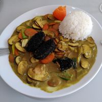 Lachs in Sesam at Vegefarm in Bremen