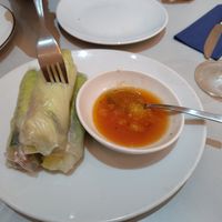 Vorspeise Sommerrollen at Vegefarm in Bremen