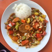 vegan steak (nr 64)  at Vegefarm in Bremen