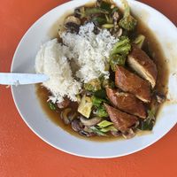 vegan crispy duck (nr 41), my fav  at Vegefarm in Bremen