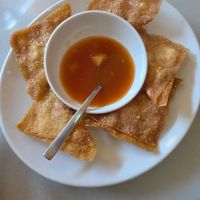 Shrimps- Wan Tan at Vegefarm in Bremen