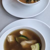 Miso and Wan Tan Suppe at Vegefarm in Bremen
