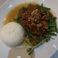 Vegan Lamb with goji and walnut at Vegefarm in Bremen