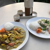 Curry Dishes at Vegefarm in Bremen