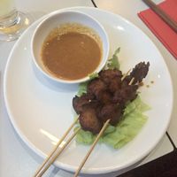 Vegan satay at Vegefarm in Bremen