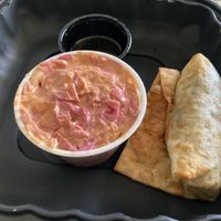 Rebel slaw
&
Soul power roll
Quinoa, lentil, mushrooms, secret seasoning, cumin, sea salt   at Willowbeez Soulveg in Columbus