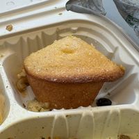 Cornbread... so good... at Willowbeez Soulveg in Columbus