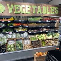 Fresh vegetables   at Planet Organic - Islington in North London