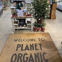 Entrance  at Planet Organic - Islington in North London
