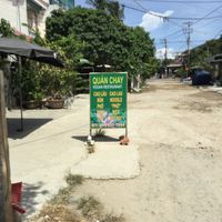 Restaurant sign as seen from the street.  at Quan Chay - Pham Ngu Lao in Hoi An
