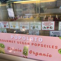 Vegan options well labeled   at Lalele Organic Gelato in Hobsonville