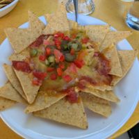 Vegan nachos at Tio Rico in Launceston