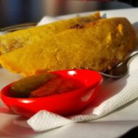 Vegan empanadas at Tio Rico in Launceston