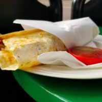 Vegan burrito at Tio Rico in Launceston