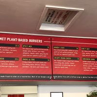 Menu  at Wise Boys Burgers in Auckland