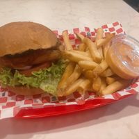 Satay Tofu Burger at Wise Boys Burgers in Auckland