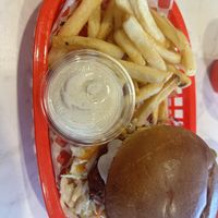 Buffalo burger  at Wise Boys Burgers in Auckland
