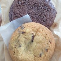 Choc chip cookie, Brownie cookie NZ$5.90 each at Wise Boys Burgers in Auckland