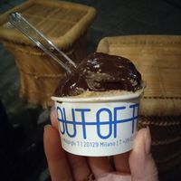 Hazelnut and cacao with coconut at Out of the Box in Milan