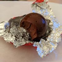 carruba and peperoncino / carob and pepper at Out of the Box in Milan