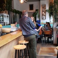 Interior at The Breakfast Club in Amsterdam