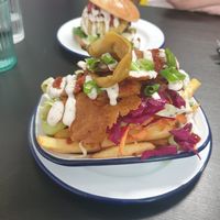 Doner fries at Golden Fleece in Nottingham