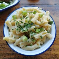 Mini mac n cheeze #Veganuary at Golden Fleece in Nottingham