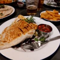 Quesadilla from the specials board at Golden Fleece in Nottingham