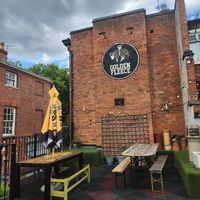roof terrace at Golden Fleece in Nottingham