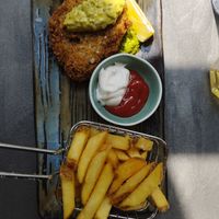 Fish ând chips at Saorsa 1875 in Pitlochry